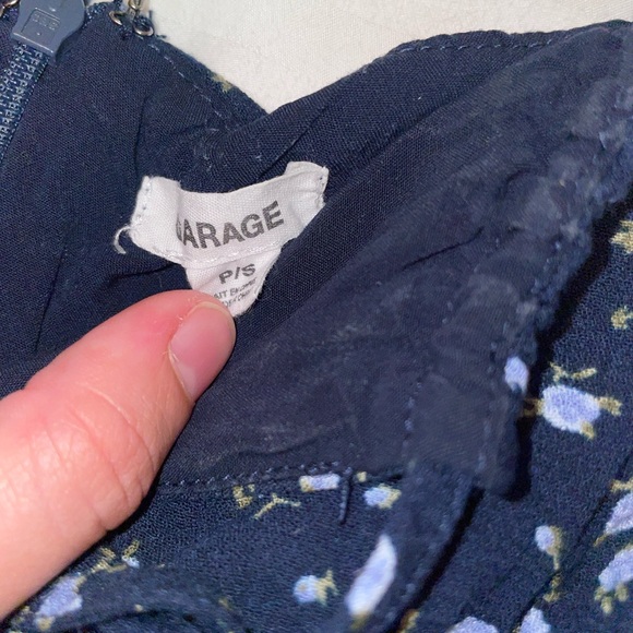Garage Mini Dress Blue floral - Picture 3 of 3